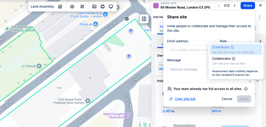 Role based permissions