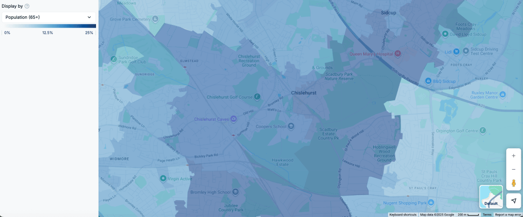 See who lives where, and what they need