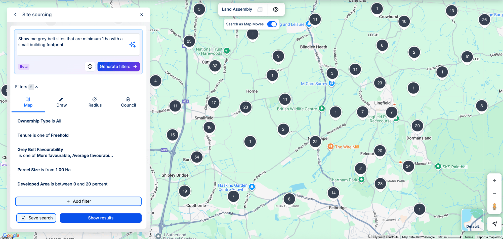 The LandTech Ecosystem - Discover sites faster