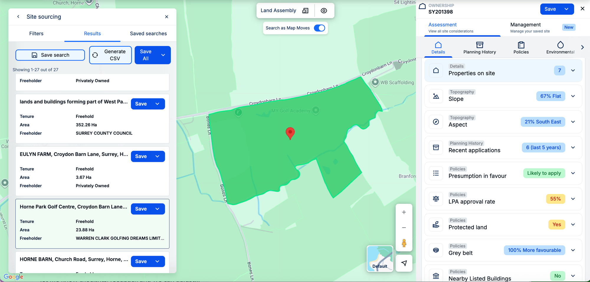 The LandTech Ecosystem - Validate potential instantly
