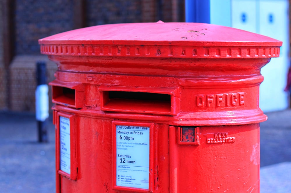 British post box