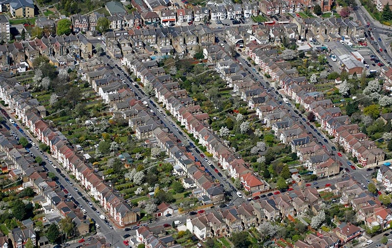 Enfield Council aerial view