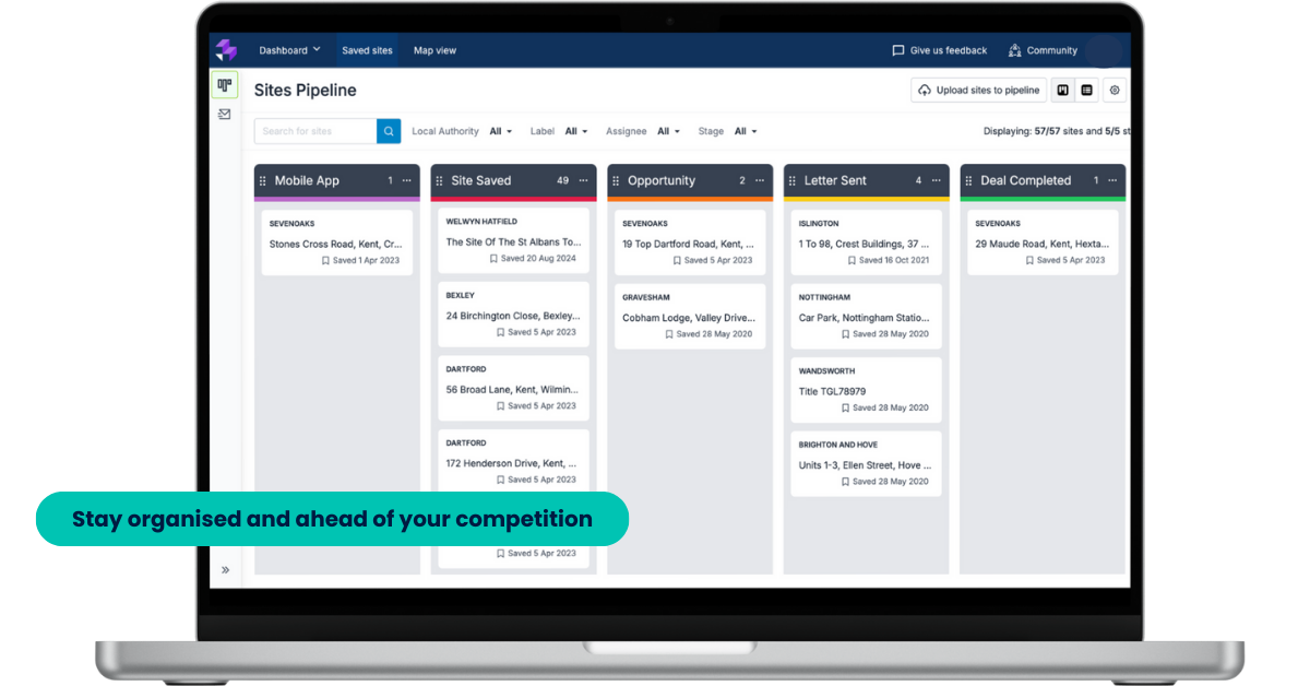 LandInsight Sites Pipeline