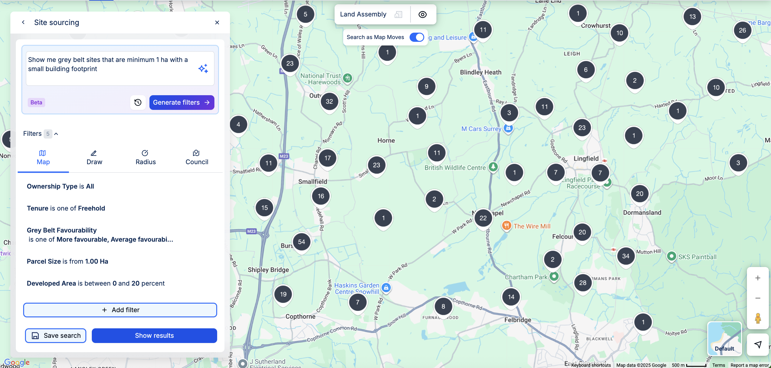 The LandTech Ecosystem - Discover sites faster