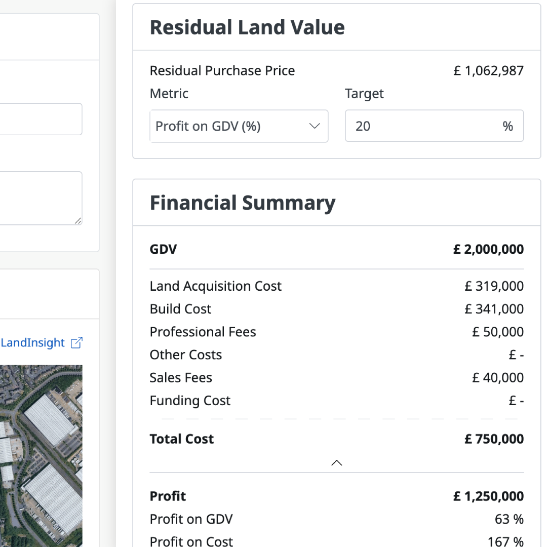 Development Appraisal & valuation