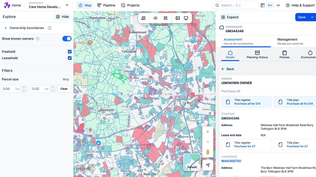 Land Ownership - Section